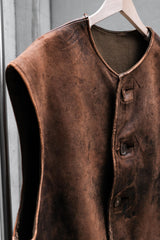 British Army 1940’s Jerkin Leather Vest 英軍公發皮革背心