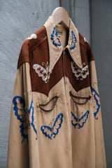 Gruber & Rosen 1940’s 2-Tone Embroidered Western Shirt 古著蝴蝶刺繡西部襯衫