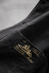 Le Mont St Michel Vintage French Black Moleskin Work Jacket 法國古著黑色鼴鼠皮工裝外套