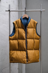 Vtg Rare 1950s~60s Eddie Bauer 'Sunburst Tag' Boxy Quilted Down Puffer Vest – Made in USA Talon Zipper 美國古著戶外老牌羽絨背心