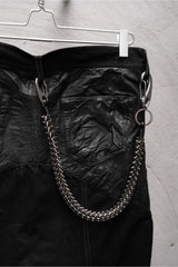 Skeleton Spine Gothic Punk Style Key Chain Sliver歌德龐克風格 鈦鋼脊椎骨褲鏈/腰鏈 銀色