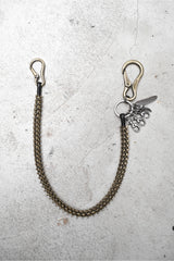 Skeleton Spine Gothic Punk Style Key Chain S Gold Gothic Punk Style Titanium Steel Spine Chain/Waist Chain S Size Gold