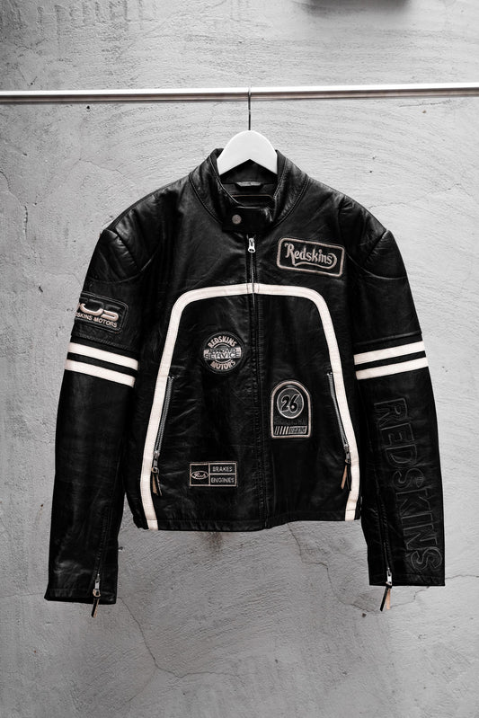 Redskins Vintage Leather Racing Jacket 復古賽車皮衣夾克