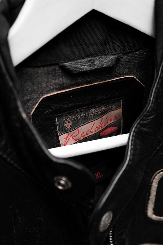 Redskins Vintage Leather Racing Jacket 復古賽車皮衣夾克
