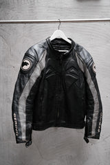 BERING Vintage Leather Racing Jacket復古賽車皮衣夾克