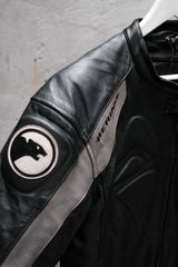 BERING Vintage Leather Racing Jacket復古賽車皮衣夾克