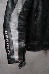BERING Vintage Leather Racing Jacket復古賽車皮衣夾克