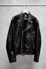 1970's VANGUARD Vintage Leather Biker Jacket 古著騎士皮衣夾克