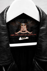 1970's VANGUARD Vintage Leather Biker Jacket 古著騎士皮衣夾克