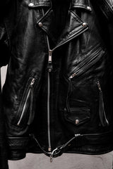 1970's VANGUARD Vintage Leather Biker Jacket 古著騎士皮衣夾克