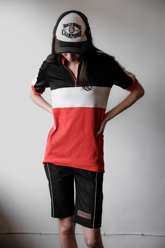 Vintage GONSO Sportmoden 1/4 Zip Cycling Jersey Made in Western Germany