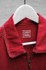 PAODELO Vintage Rayon/Cotton Work Jacket with Suspender 日本古著 人造絲混棉吊帶工裝夾克