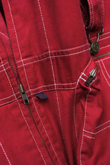 PAODELO Vintage Rayon/Cotton Work Jacket with Suspender 日本古著 人造絲混棉吊帶工裝夾克