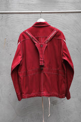 PAODELO Vintage Rayon/Cotton Work Jacket with Suspender 日本古著 人造絲混棉吊帶工裝夾克