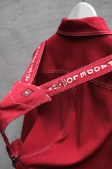 PAODELO Vintage Rayon/Cotton Work Jacket with Suspender 日本古著 人造絲混棉吊帶工裝夾克