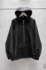 Old Uniqlo 00s Half Zip Anorak Parka 優衣庫早期歐洲線半拉鏈衝鋒衣 黑色