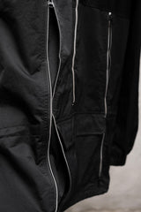 Old Uniqlo 00s Half Zip Anorak Parka 優衣庫早期歐洲線半拉鏈衝鋒衣 黑色