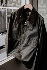 BARBOUR 1980’s 2Crest Spey Jacket 雙冠時期  短版油蠟布夾克