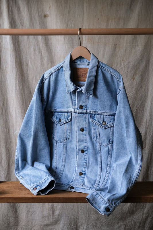 Levi’s 1990’s Vintage 70503 Embroidered Denim Trucker Jacket 古著刺繡丹寧夾克