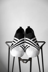 White Mountaineering x ADIDAS Superstar Slip-On PK 'Black White 白山x愛迪達 聯名款 貝殼頭繃帶鞋