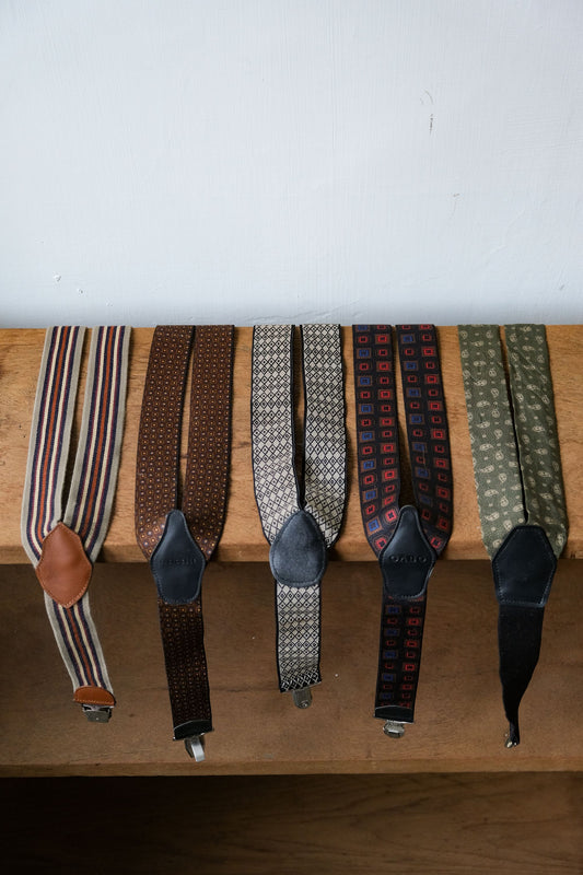 <span>Vintage Suspender </span>復古圖騰花紋夾式吊帶 共十款