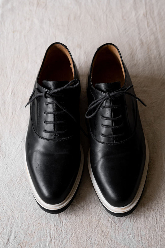 3.1 Phillip Lim Leather Platform Oxford Shoes 華裔美籍設計師品牌 皮革厚底綁帶牛津鞋