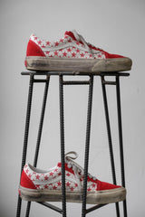 VANS Vault x Bianca Chandon Old Skool LX Stressed Red 美國滑板品牌聯名 作舊棋盤格滑板鞋