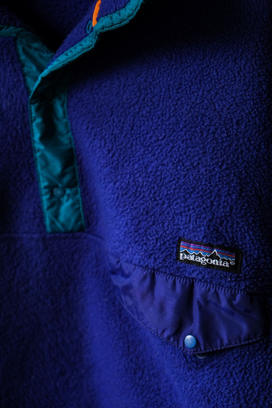 Patagonia Vintage Synchilla Pullover Fleece Snap-T 抓絨套頭衫 牙買加製