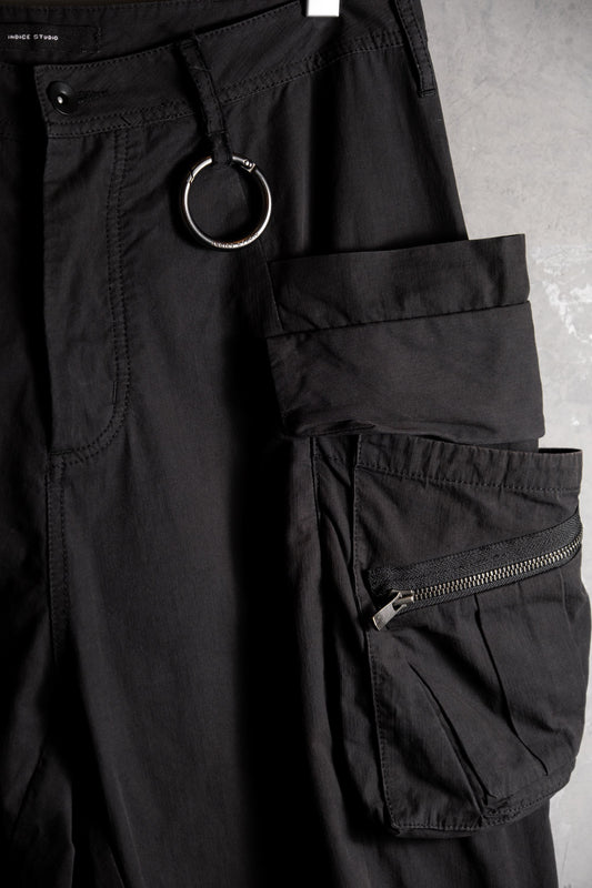 INDICE STUDIO Multi Pocket Cargo Pants Taiwanese designer brand side multi-pocket functional trousers