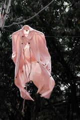 1940's（WWII's） BRITISH ARMY PINK CAMO ANTI GAS CAPE DESERT STORM COAT 1940 年代（二戰）英國陸軍粉紅迷彩防毒斗篷/沙漠風暴外套