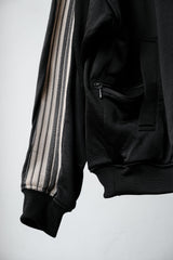 is-ness Track Jacket Japanese designer brand double zipper wide side stripe sports jacket made in Japan