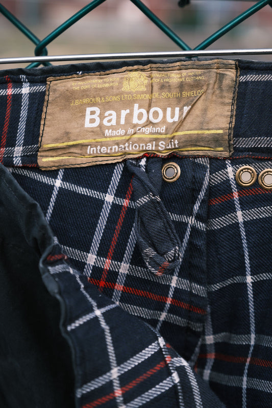 1970's BARBOUR International 1 warrant Waxed Pants 70年代巴伯爾蠟布褲 單皇冠時期