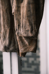 1950's French CONCHON-QUINETTE Distressed Corduroy Suit Jacket French vintage distressed corduroy suit jacket