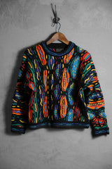 COOGI 1990年代ヴィンテージ3Dニットウールセーター オーストラリア産ヴィンテージウール立体ニットセーター（アネモネスタジオ製品）