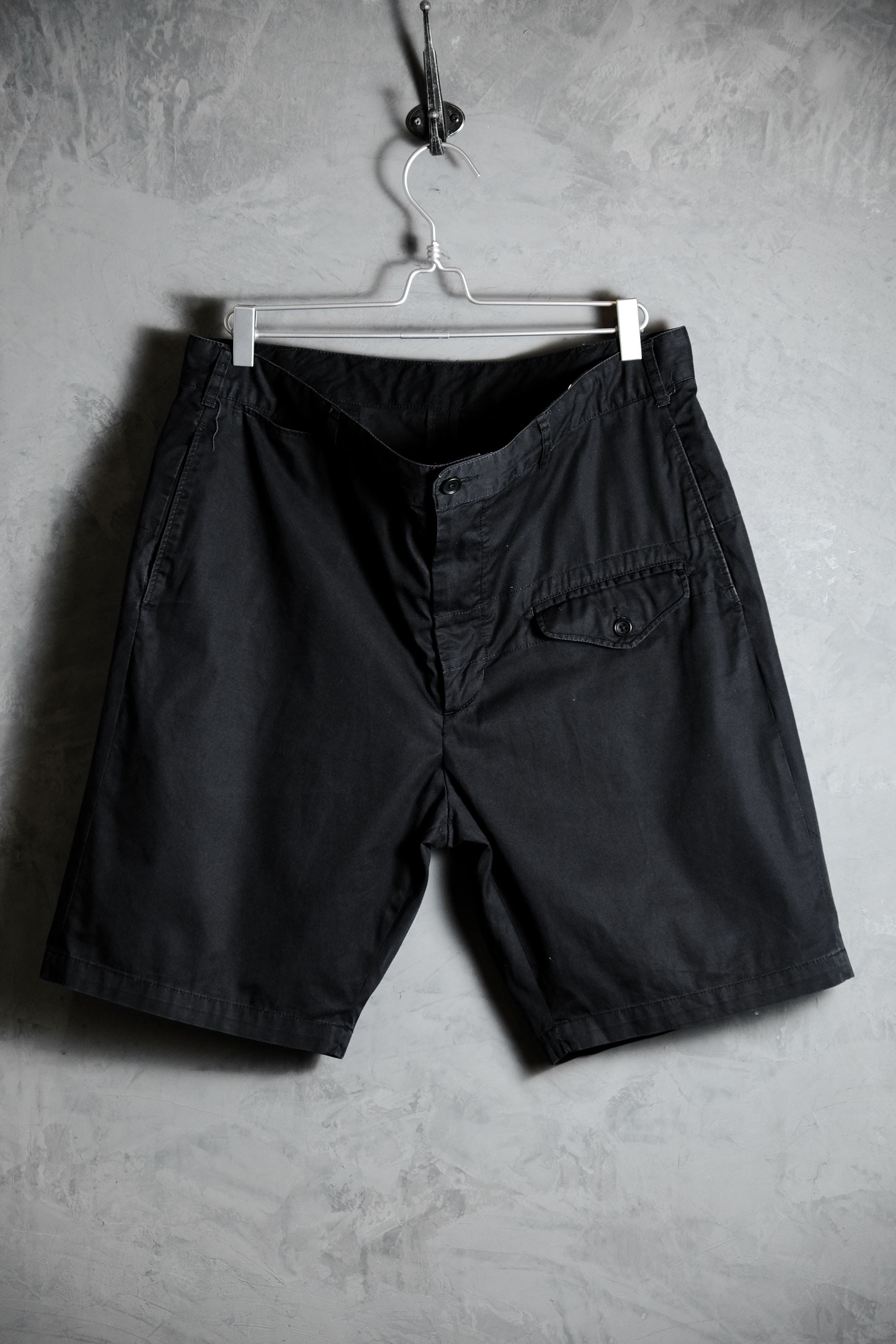 Engineered Garments Gurkha Shorts Black Japanese designer washed cot