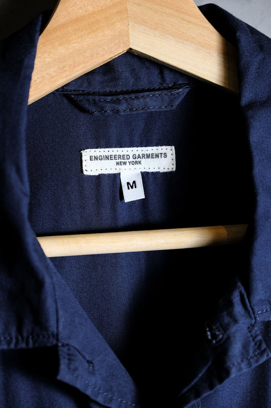 Engineered Garments Short Jumpsuit - Navy 日本設計師品牌 短袖連身工作服 美國製