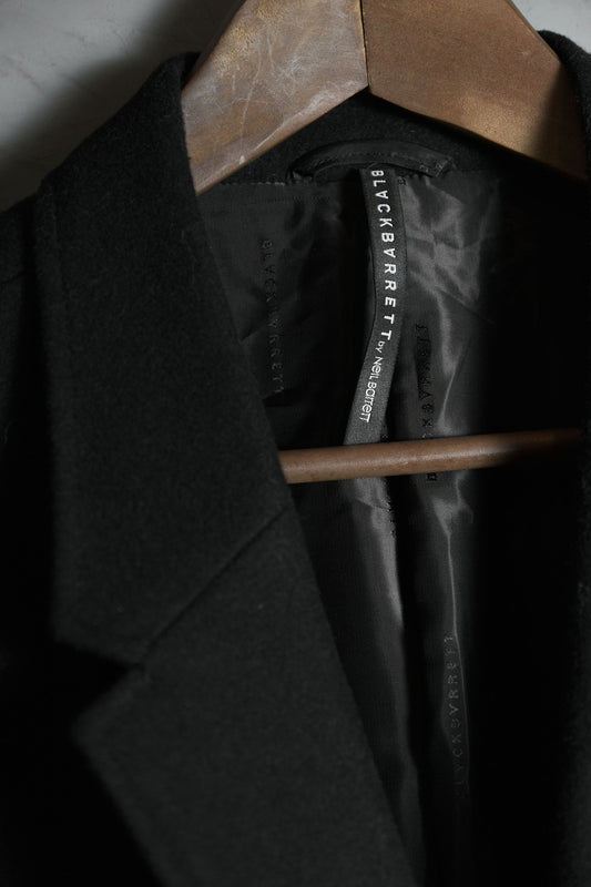 BLACKBARRETT by Neil Barrett Wool Chester Coat 英國設計師品牌 羊毛大衣