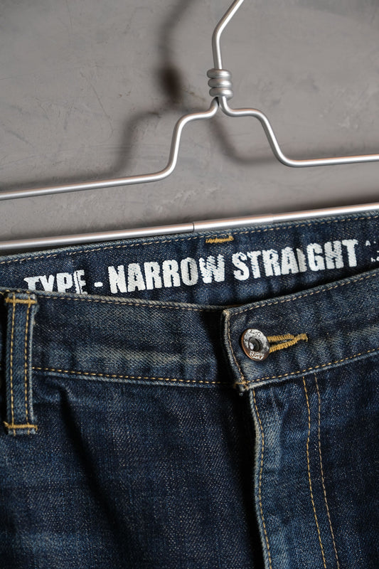 NEIGHBORHOOD 11A/W Washed Narrow Savage Denim Jeans 裏原宿牛王 水洗丹寧褲