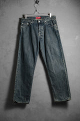SUPREME Vintage Washed Denim Jeans Made in USA 早期美國製 水洗直筒牛仔褲