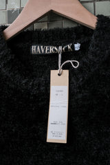 HAVERSACK 5G Feather Yarn Crew Vest Japanese designer brand imitation wool yarn knitted wide shoulder vest