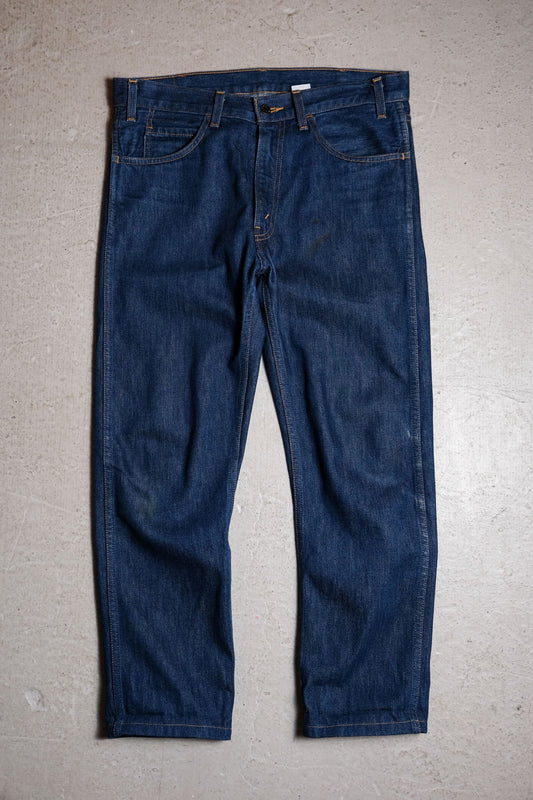 Levi’s Vintage Clothing 606 BIG E Orange Tab Denim Jeans 復刻橘標美製深色丹寧褲 42Talon
