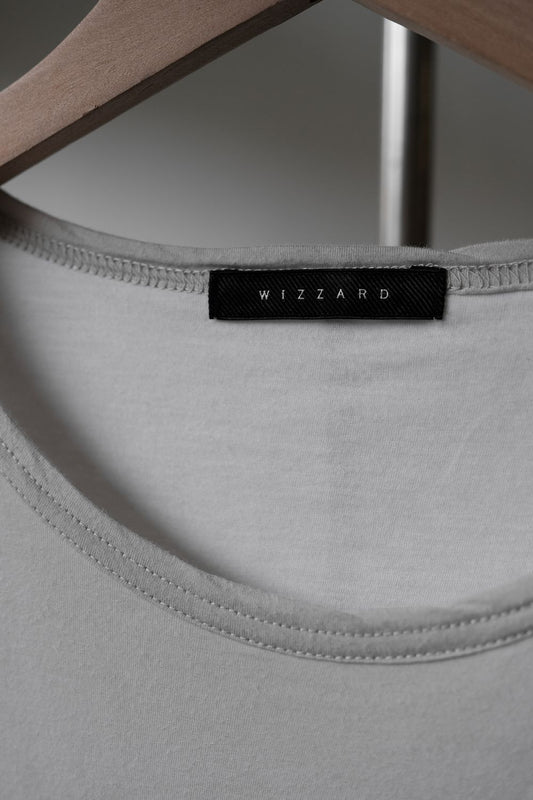 WIZZARD Double Layered Tee Japanese designer brand fake two-piece double-layered short-sleeved top made in Japan