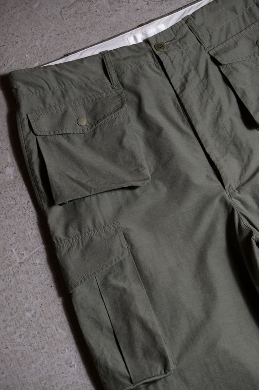 e.sen Nylon/Cotton Military Cargo Pants 日本設計師品牌 尼龍混紡 多口袋軍褲 日本製