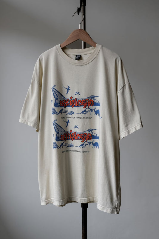 Brain Dead 21S/S Mind Expansion Travel Service Tee Los Angeles clothing brand Brain Dead printed short T