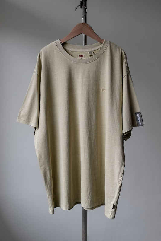 Levi's x WISDOM "Project RE." Red Tab Vintage Tee Taiwanese designer brand co-branded old dark pattern printed short T