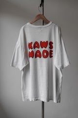 HUMAN MADE x KAWS #5 Tee Joint Model Bamboo Cotton Polar Bear Print Short Sleeve Made in Japan
