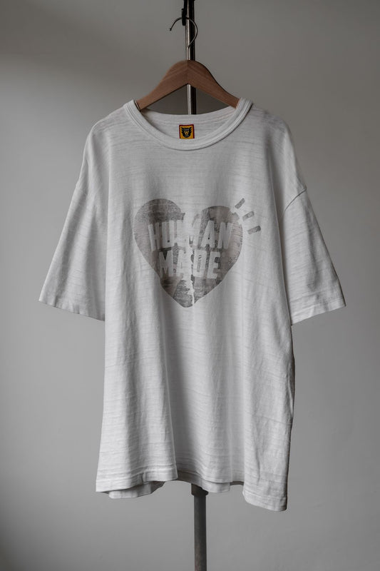 HUMAN MADE x Mark Ronson 19A/W Tee DJ Joint Bamboo Cotton Heart-printed Short T-shirt Made in Japan