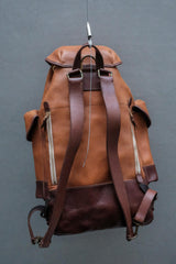 HEYOU Handmade Retro Army Backpack 復刻瑞士軍用包 全皮革版本