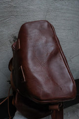 HEYOU Handmade Retro Army Backpack 復刻瑞士軍用包 全皮革版本