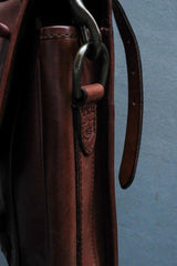 Polo Ralph Lauren Brown Leather Messenger Bag 全皮革復古信差包